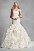 Rent: Vera Wang WHITE - Layered Organza Ivory Wedding Dress