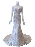 Rent : Yefta Gunawan - Longsleeve Mermaid Wedding Gown with Skirt (Dress Only)