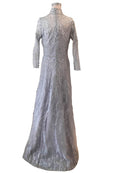 Buy : Yumi Katsura - Silver High Neck A Line Gown