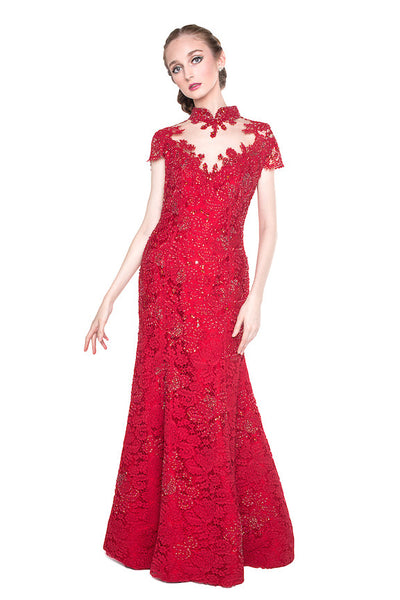 Yefta Gunawan - Buy: Red CheongSam Gown-The Dresscodes - 1