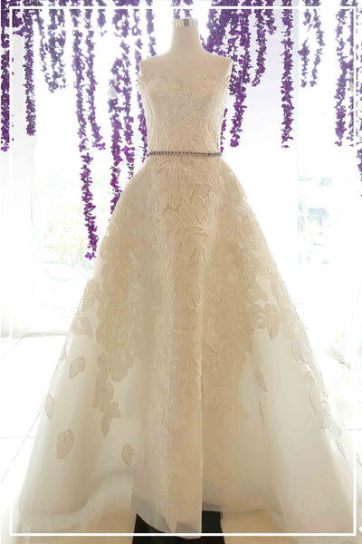 Rent: Yefta Gunawan - Flower Beaded Convertible Wedding Gown