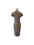 Rent: Biyan -  Gold Beaded Cheongsam Midi Gown