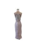 Rent: Elly Be Gorgeous - Pink Sleeveless Embroidery Gown