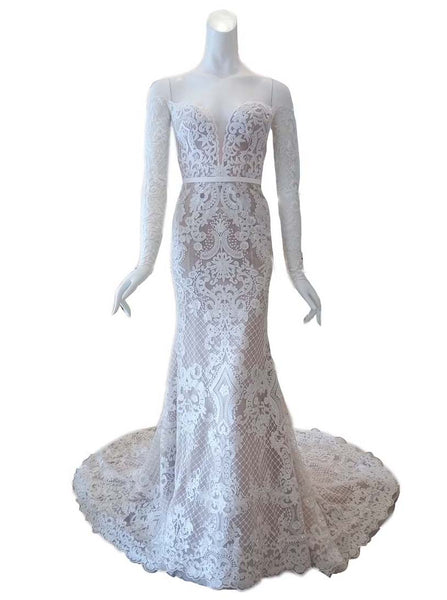 Rent : Yefta Gunawan - Longsleeve Mermaid Wedding Gown with Skirt (Dress Only)